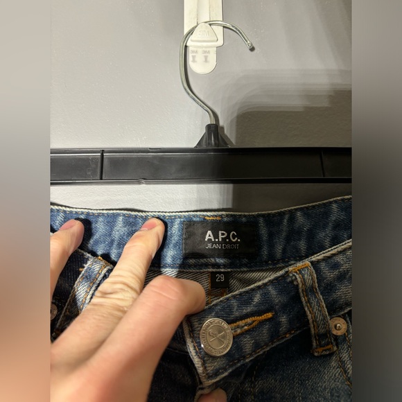 A.P.C. Droit Slim Straight Jeans Men’s Size 29x30 - Picture 4 of 5
